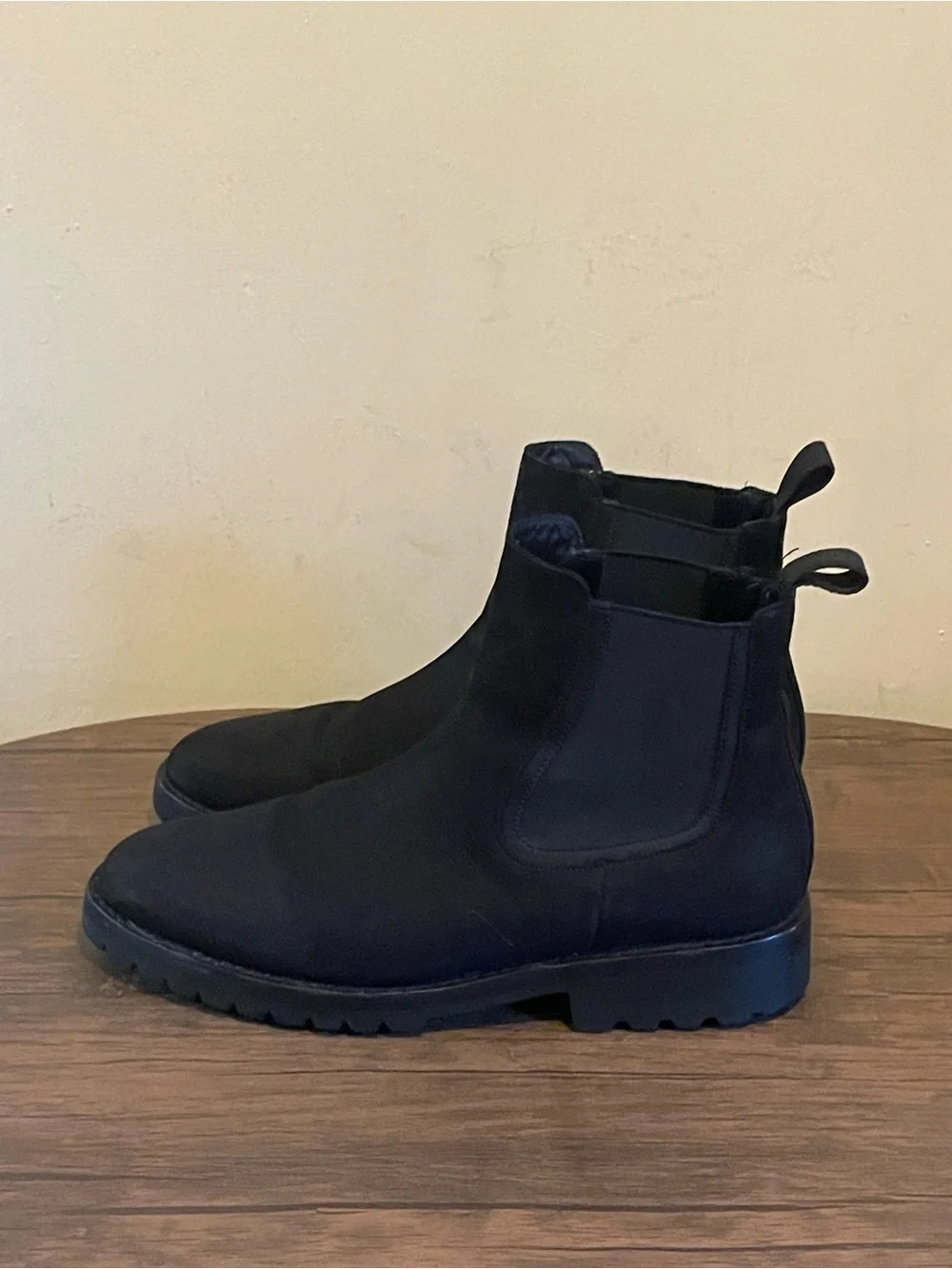 Men's Black Chelsea Boots - Classic Slip-On Style